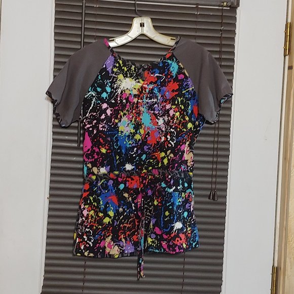 Koi 360 womans scrub top size small - Picture 1 of 8